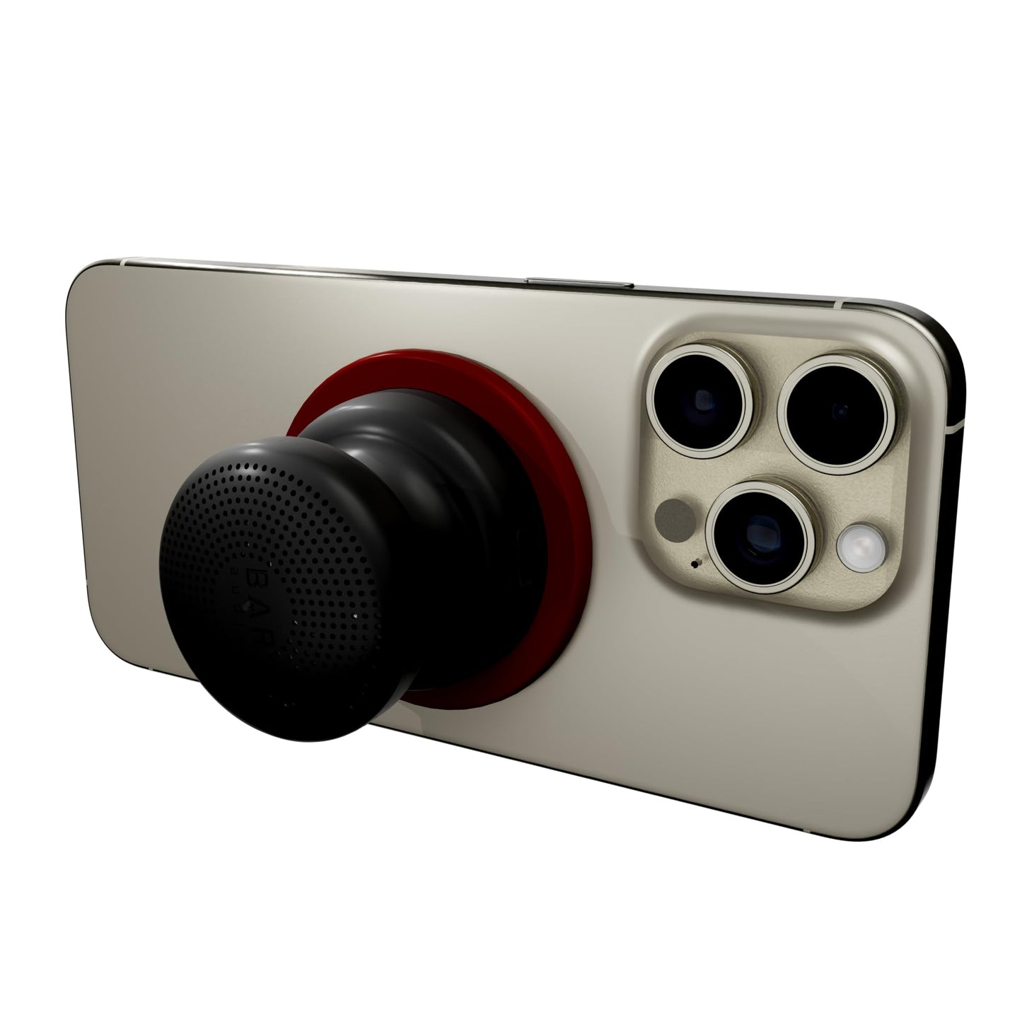 Cellhelmet Bar Audio Mini Mag Altavoz inalámbrico magnético compacto con audio potente, resistencia al agua IPX5, duración de batería de 6 horas y montaje compatible con MagSafe en color negro ónix