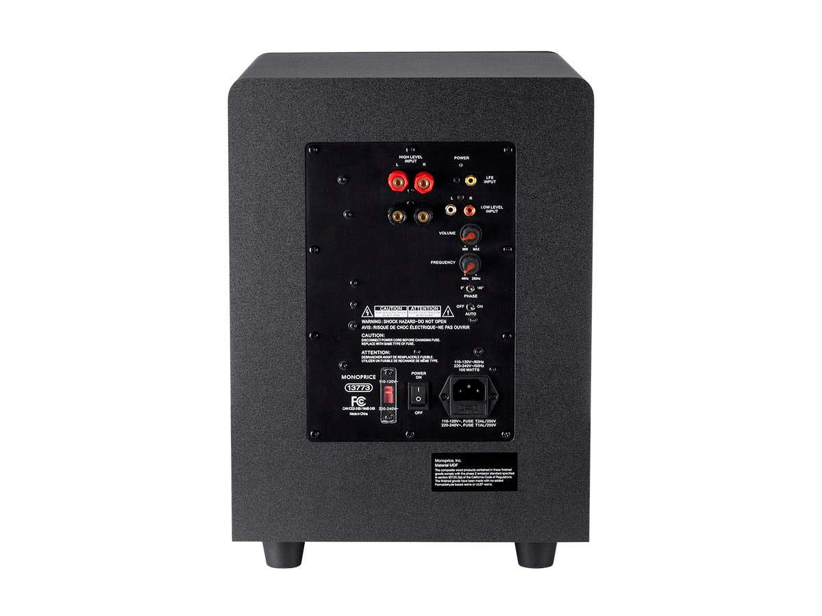 Monoprice Premium Select 8-inch 200-Watt Subwoofer (Black)