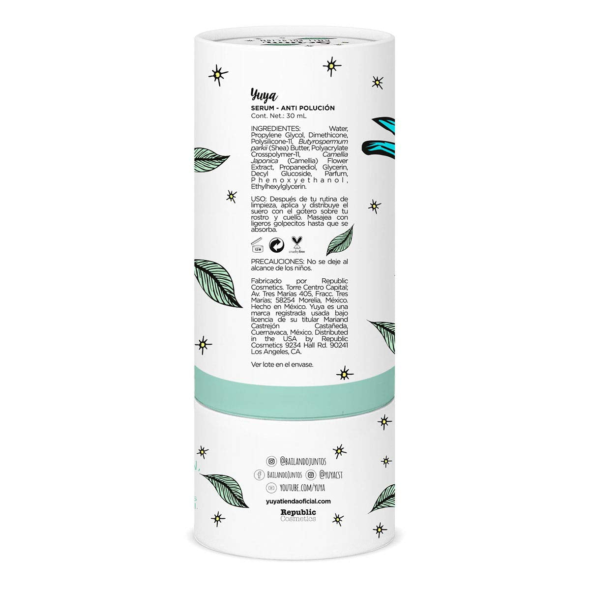 Yuya - Republic Cosmetics Serum Anti Polución Basado en Cosmética Coreana 30 ml