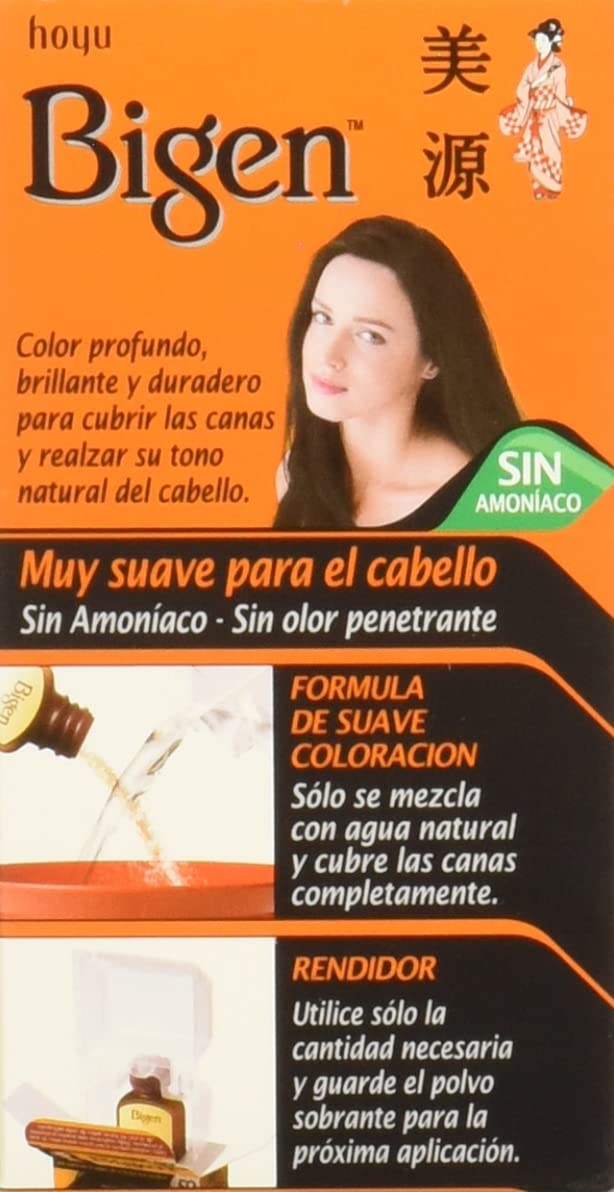 BIGEN Pack de 12 tintes marca bigen polvo tono,"bp castano dorado 26