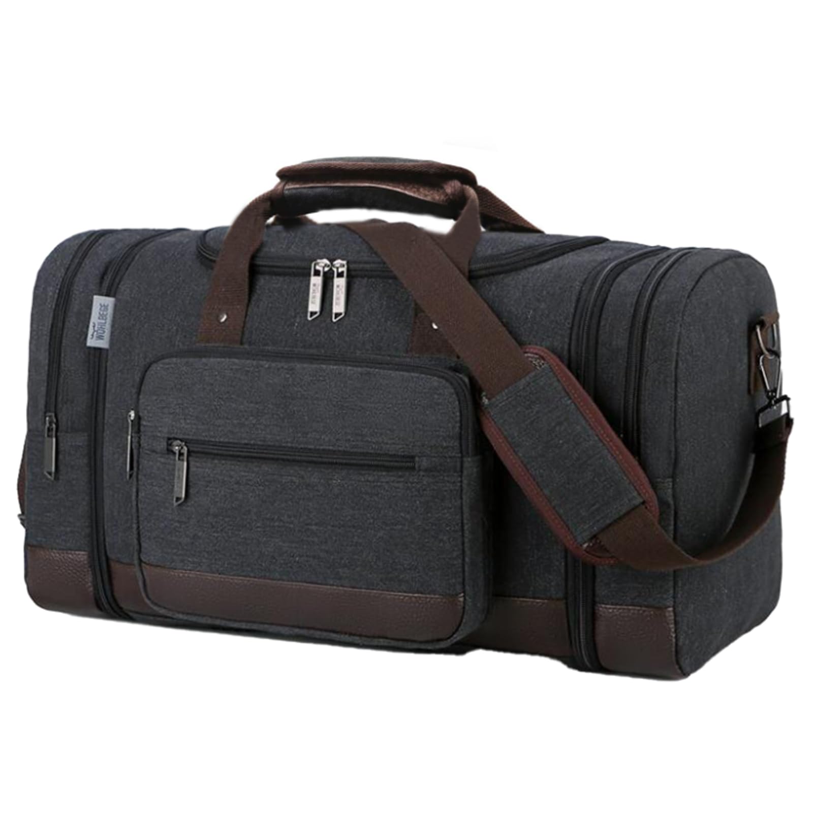 Lumewave Bolsa De Lona Para Viajes,Bolsas De Viaje De Lona Expandibles Para Hombres,Gran Capacidad Bolsa Plegable De Deporte,Bolsa De Lona Para Weekender Acampar y Viajar