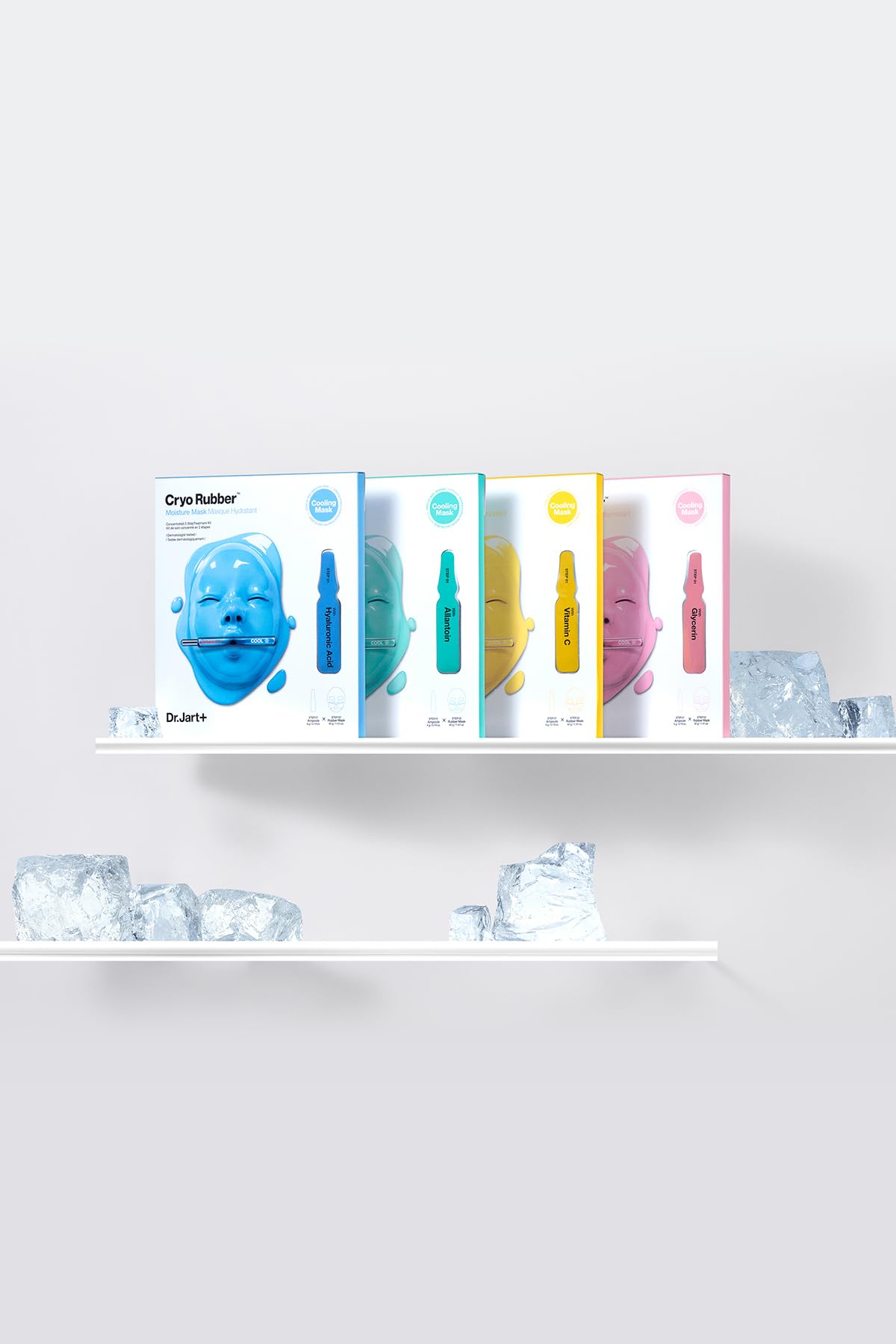 Cryo Rubber with Soothing Allantoin by Dr. Jart+ for Unisex - 2 Pc 0.14oz Allantoin, 1.41oz Rubber Mask