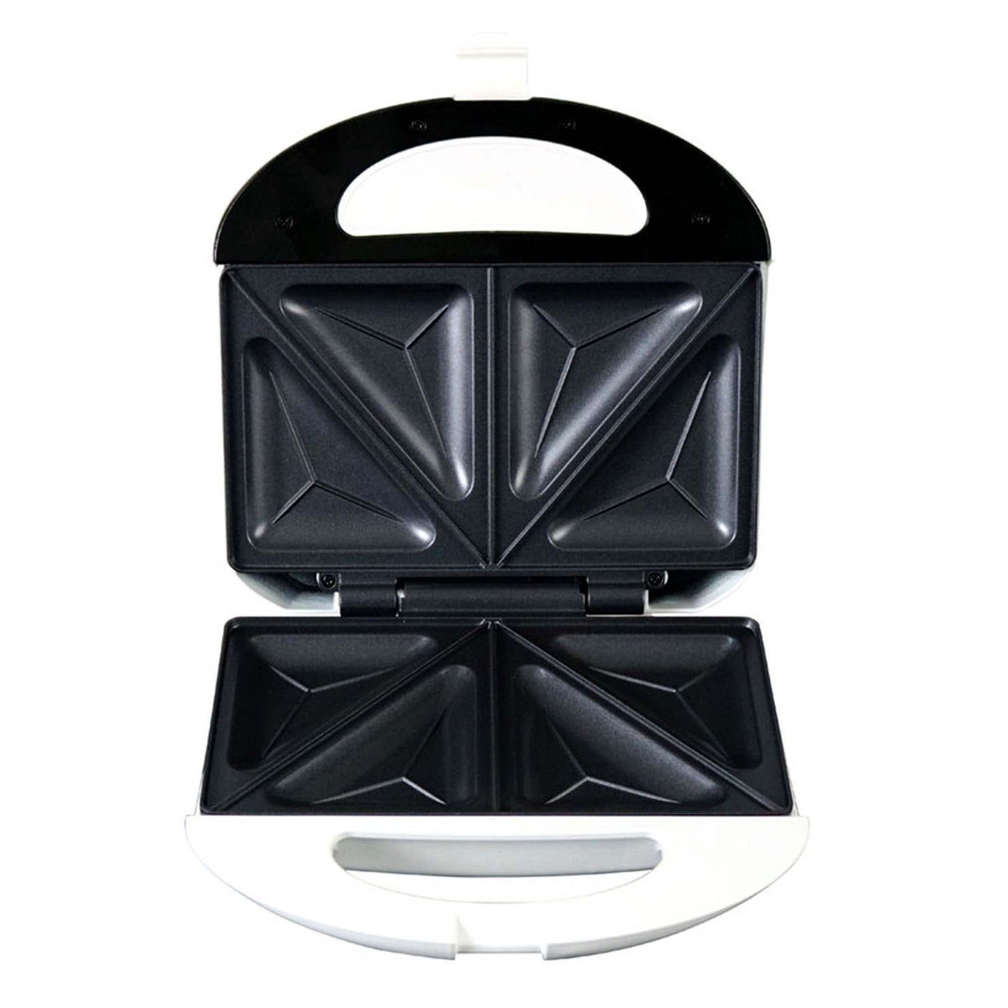 Koblenz Sandwichera Eléctrica Koblenz para 2 Piezas, Placas Anti-Adherentes de Fácil Limpieza, Termostato Automático, Clip de Cierre, Luces Indicadoras, Base Vertical, 750 W (SKM-800 BI)