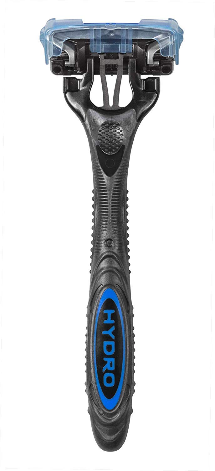 Schick Hydro 5 Disposable Razors for Men with Flip Beard Trimmer, 9 Count
