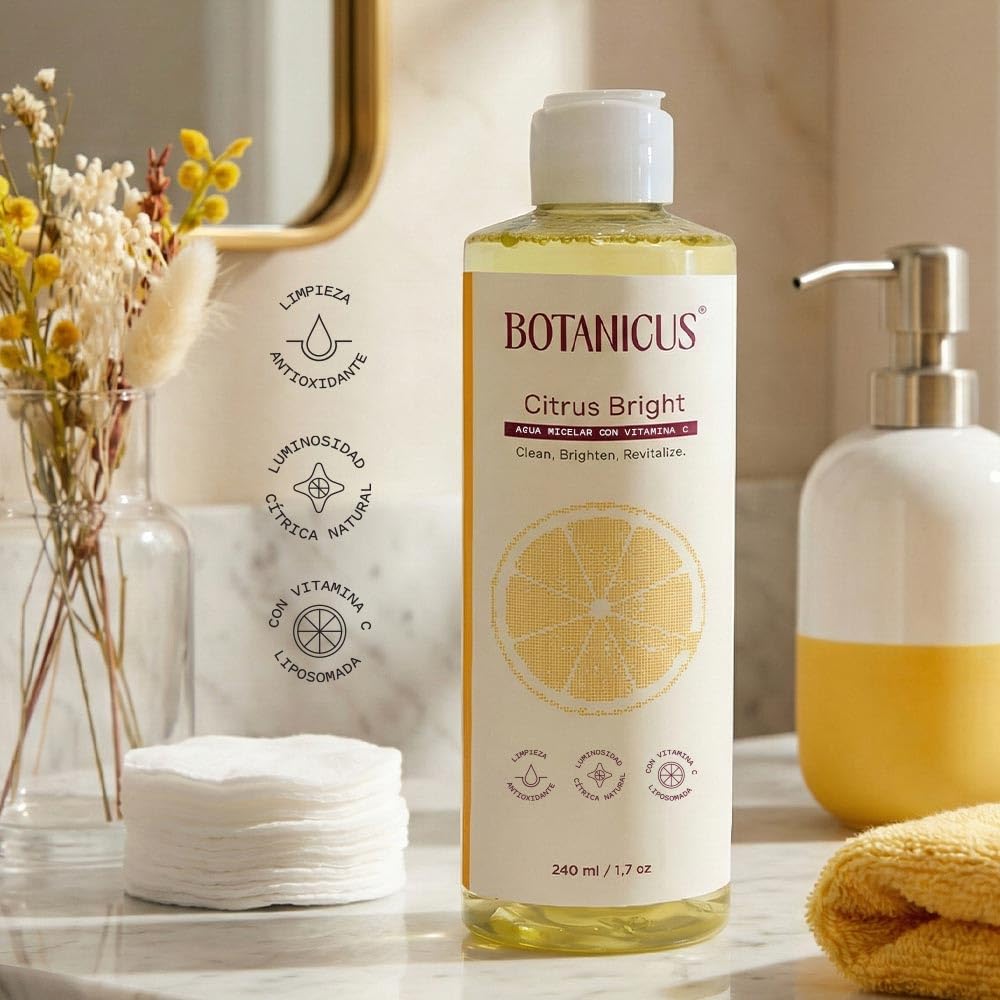 Botanicus Agua Micelar Vitamina C 240ml Desmaquillante Facial Natural