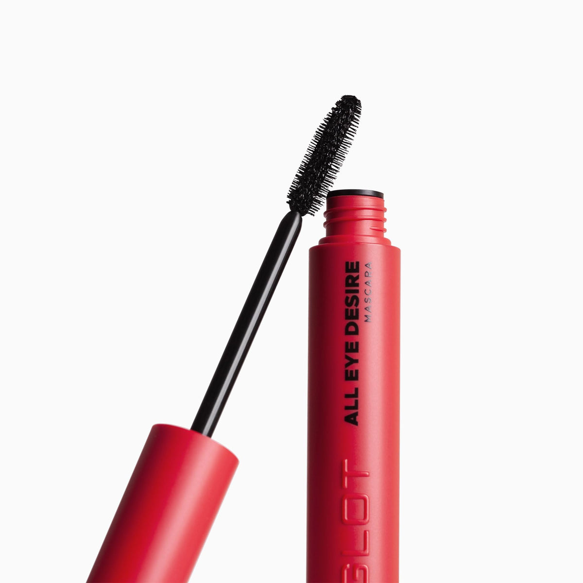 Inglot All Eye Desire Mascara – Volumen Intenso, Alargadora y Definición Precisa – Negro Mate 8,5 ml – Cepillo perfilador, Ojos sensibles