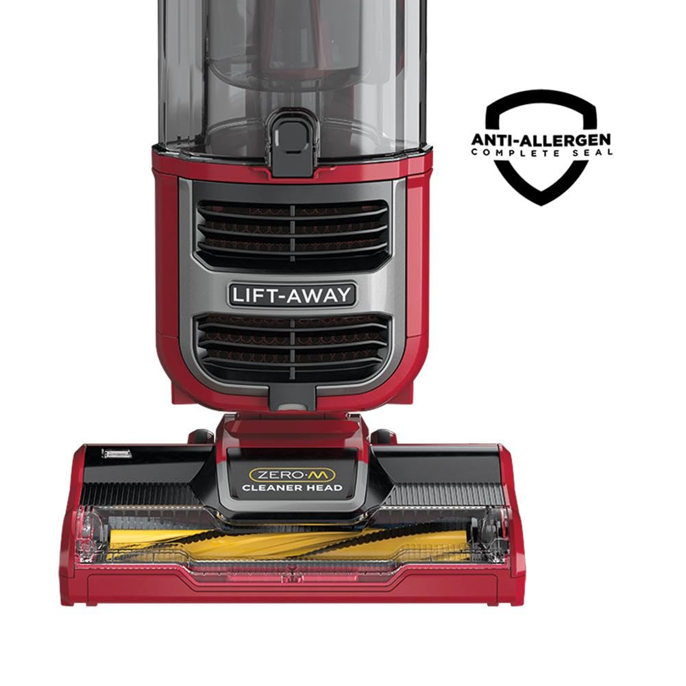 Aspiradora Vertical Shark peonía roja con Tecnología Lift-Away y Zero-M Anti Envolver el Cabello