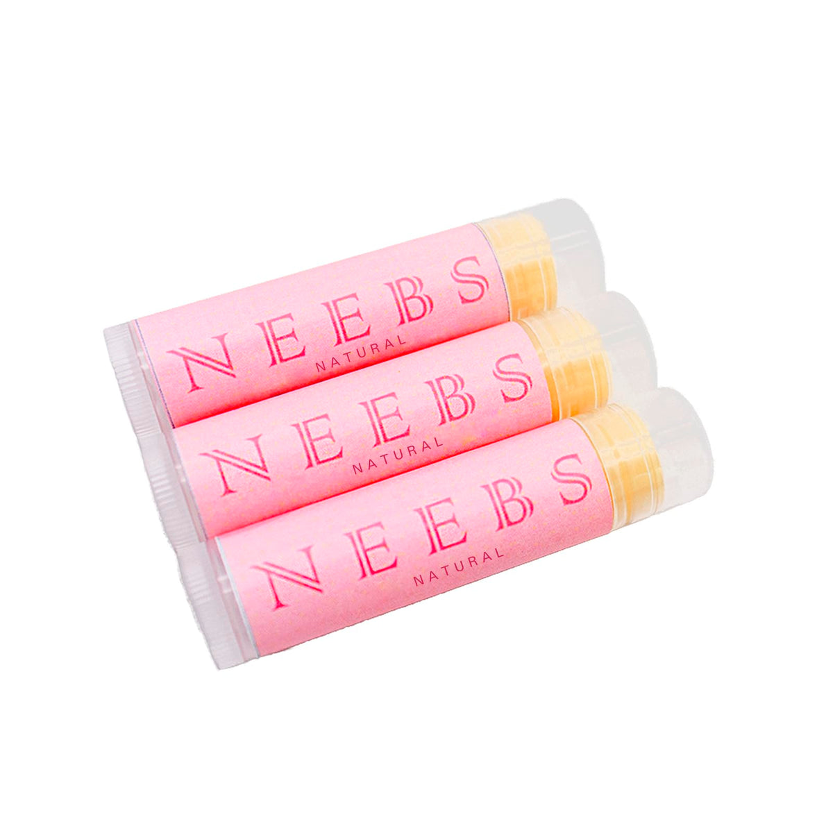 NEEBS | Bálsamo Labial Natural | 3pack de 4.5g c/u | Intensa humectación | Ingredientes 100% naturales | Artesanal