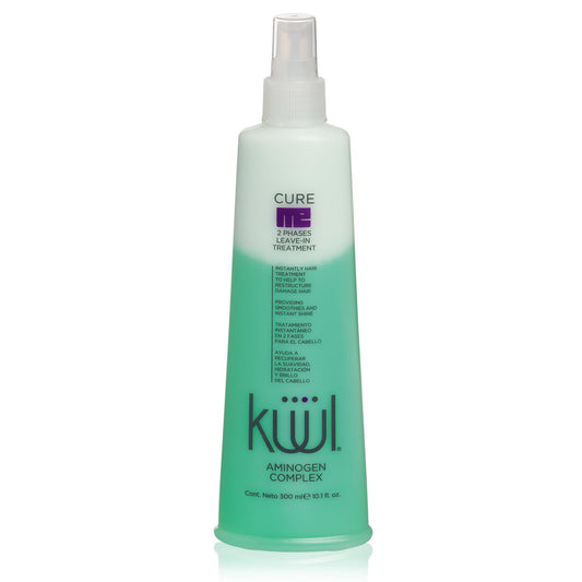 KÜÜL - Tratamiento para Cabello Maltratado Cure Me 2 Phases de 300 mililitros. Aporta Brillo, Suavidad e Hidratación a tu Cabello y Evita el Quiebre del Cabello por el Uso de Químicos