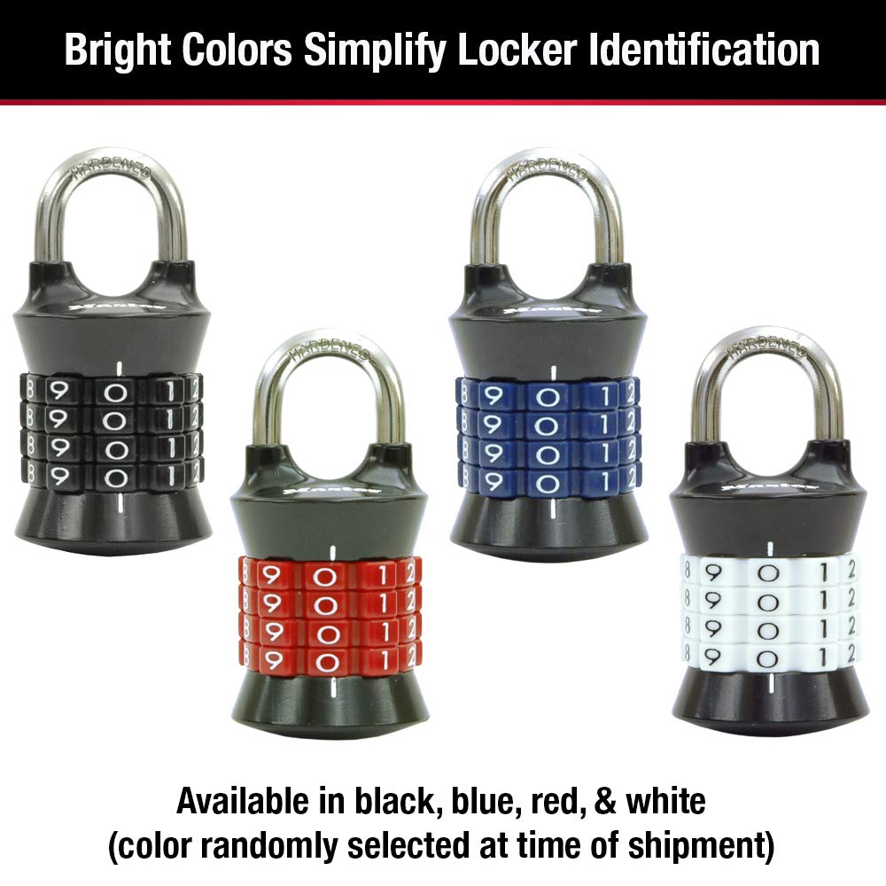 Candado de Combinación Master Lock Multicolor Diferentes Opciones