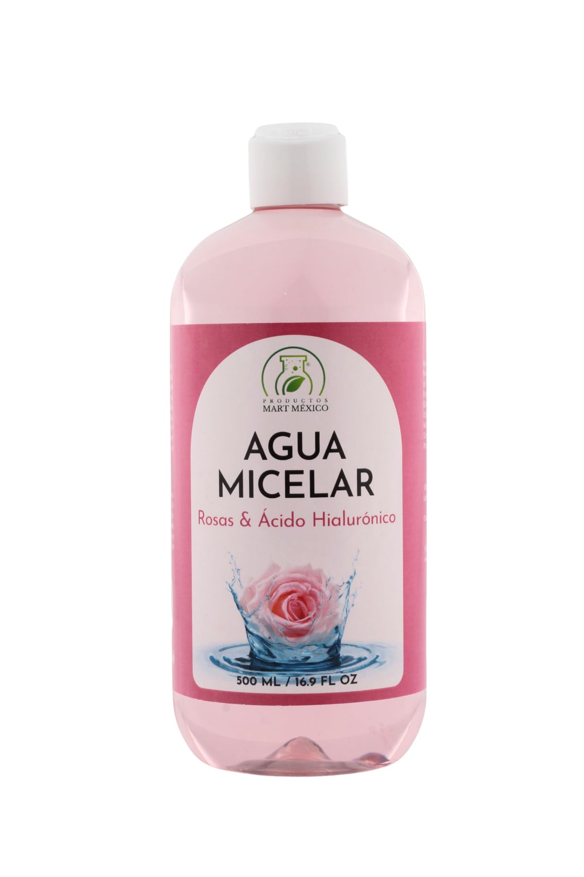 Agua Micelar De Rosas Con Ácido Hialurónico 500 Ml Productos Mart Mexico