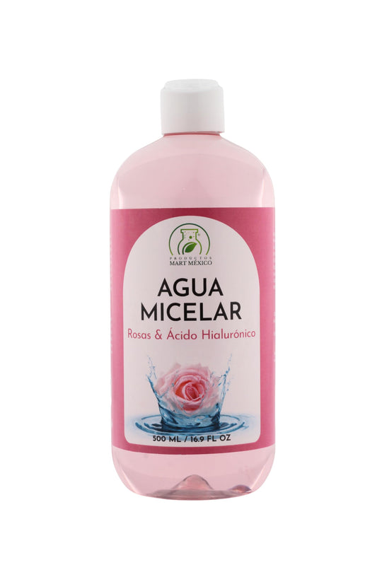 Agua Micelar De Rosas Con Ácido Hialurónico 500 Ml Productos Mart Mexico
