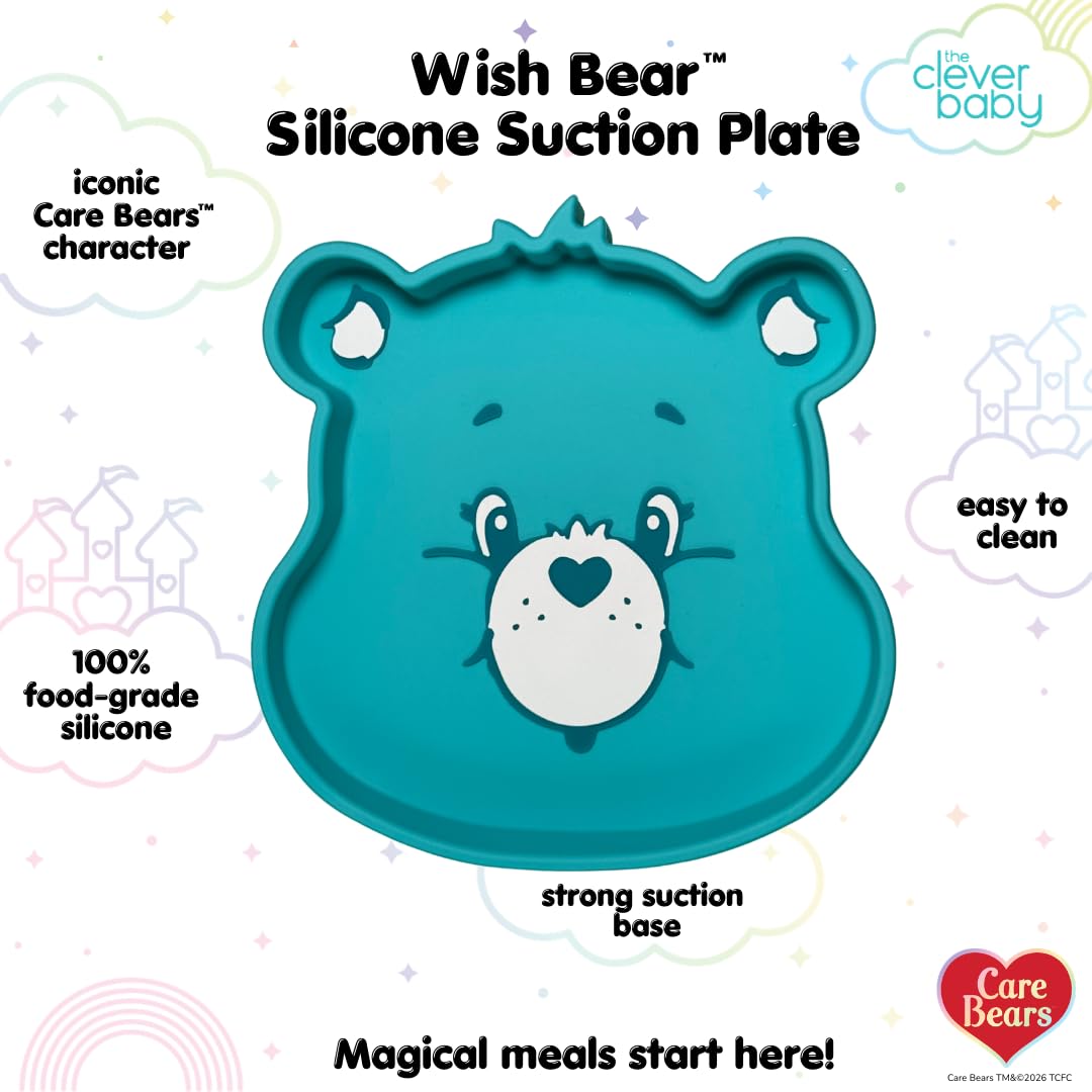 The Clever Baby Care Bears Wish Bear - Placa de succión de silicona
