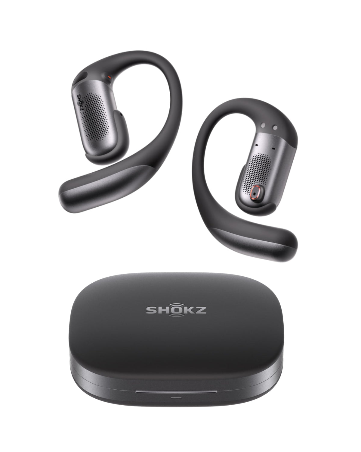 Auriculares Inalámbricos SHOKZ Negro de Oído Abierto con Reducción de Ruido y Llamadas Claras para Trabajo y Deportes