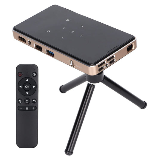 Proyector Portátil Ultra Mini Pico con WiFi y Bluetooth para Familia y Negocios