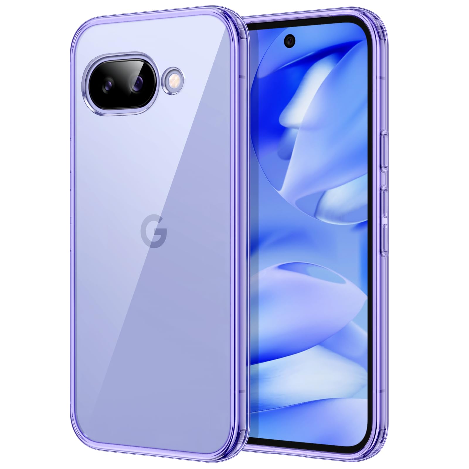 JETech Funda para Google Pixel 9a 6.3 Pulgadas 2025, Carcasa Anti-Amarillo Antigolpes Protectora, Respaldo Anti-Arañazos PC Dura (Lila)