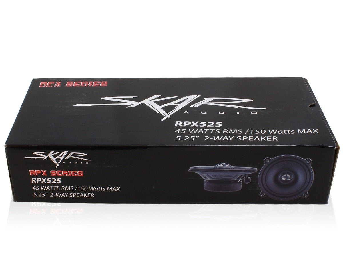 Altavoces Coaxiales Skar Audio 150W Dos Vías 5.25 Pulgadas Par
