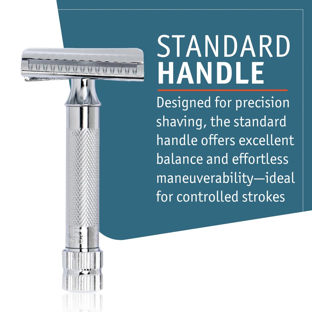 Merkur-Razor Safety Razor 37c Chrome with Slant Bar