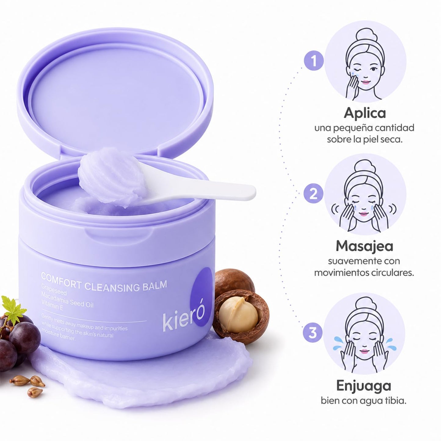 KIERO Bálsamo Desmaquillante Facial Comfort Cleansing Balm 80 g