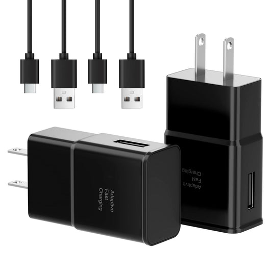 Cargador rápido adaptativo con cable tipo C de 6 pies para Samsung Galaxy S10/S10e/S10 Plus/S9/S9 Plus/S8/S8 Plus/A13/S23/A30/A31/A32/A50/A51/A52/A53/Note 20/Note 10/Note 9/S20/S21/S2222 2-(2-2
