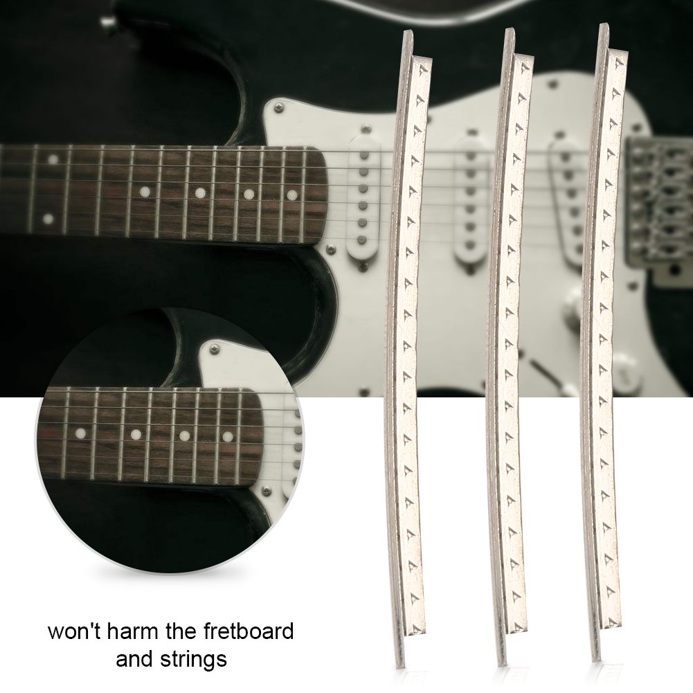 Juego de 24 cables de traste, alambre de cobre de 2,2 mm para guitarra eléctrica