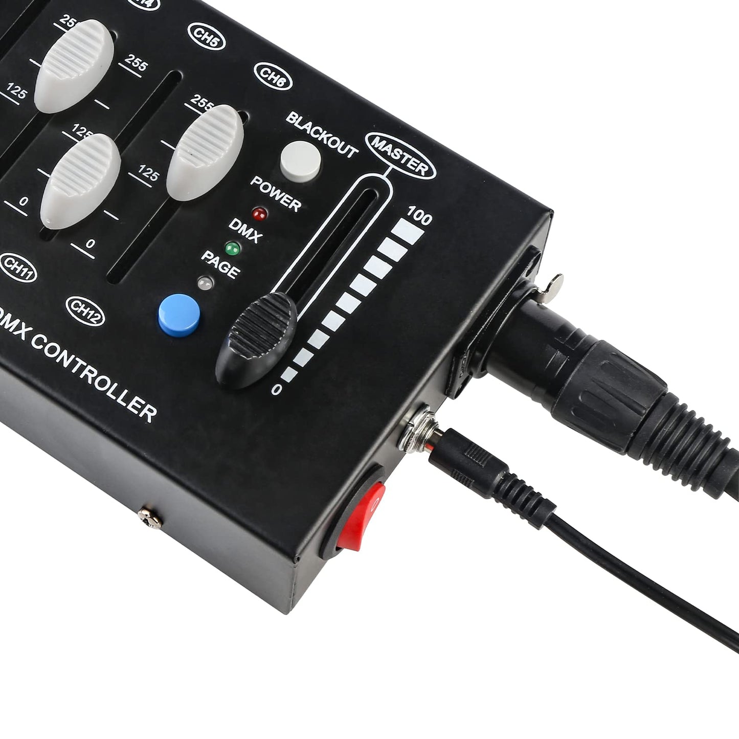 MAD OWL driver de atenuación DMX de 12 canales, driver de iluminación mini dj, regulador de protocolo de señal DMX512, adecuado para iluminación de escenarios pequeños