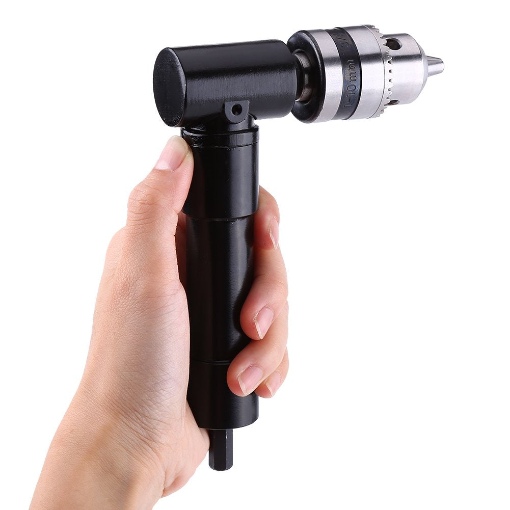 Hilitand Adaptador de ángulo del Impulsor de ángulo Recto de 90 ° Destornillador de Potencia Broca de Mango Hexagonal Adaptador de Broca con Llave de Vaso de 1 Pieza