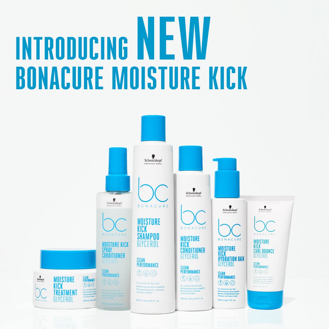 BONACURE Moisture Kick Acondicionador Hidratante Glicerol, Vegano 200 ml