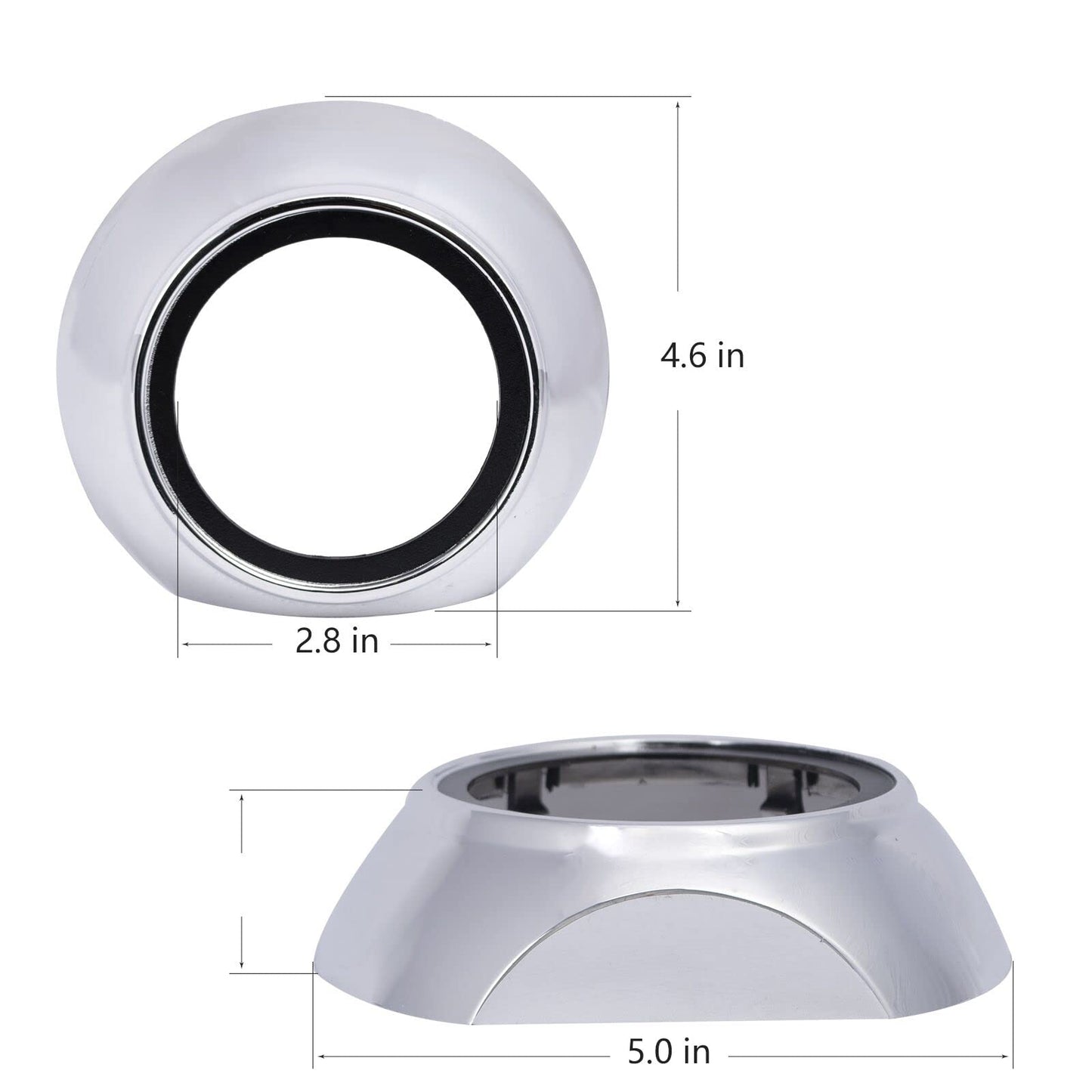 Máscara Universal para Proyector YUFANYA Negra para Lente de 2.5 o 3.0 Pulgadas