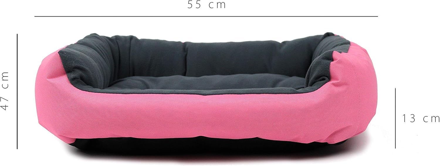 Cama para Perro Hills Rosa Gris Resistente y Confortable