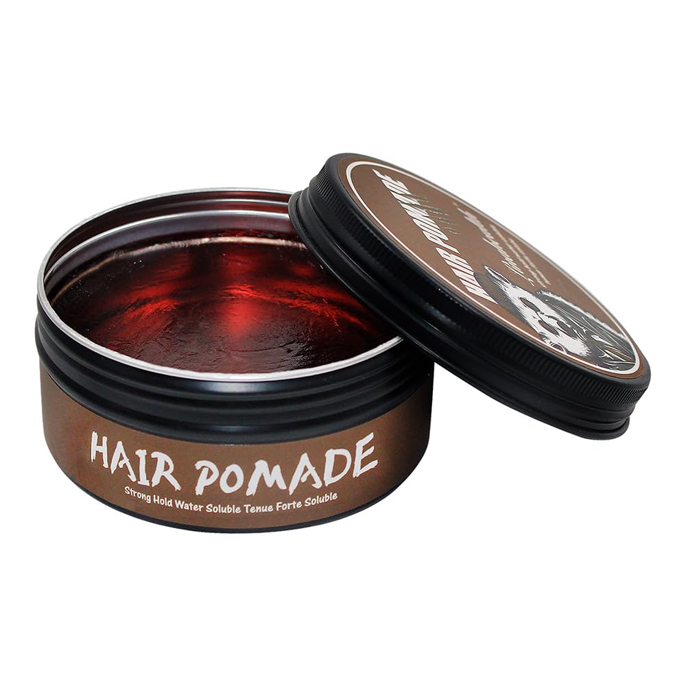 Linahealth Pomade Wax 2 Pack, Cera Pomada Base Agua Aroma Chocolate Acabado Semi Mate para peinar y fijar el Cabello Base Agua 120g / 5 Oz esta cera es util para modelar tu pelo, Fijacion media