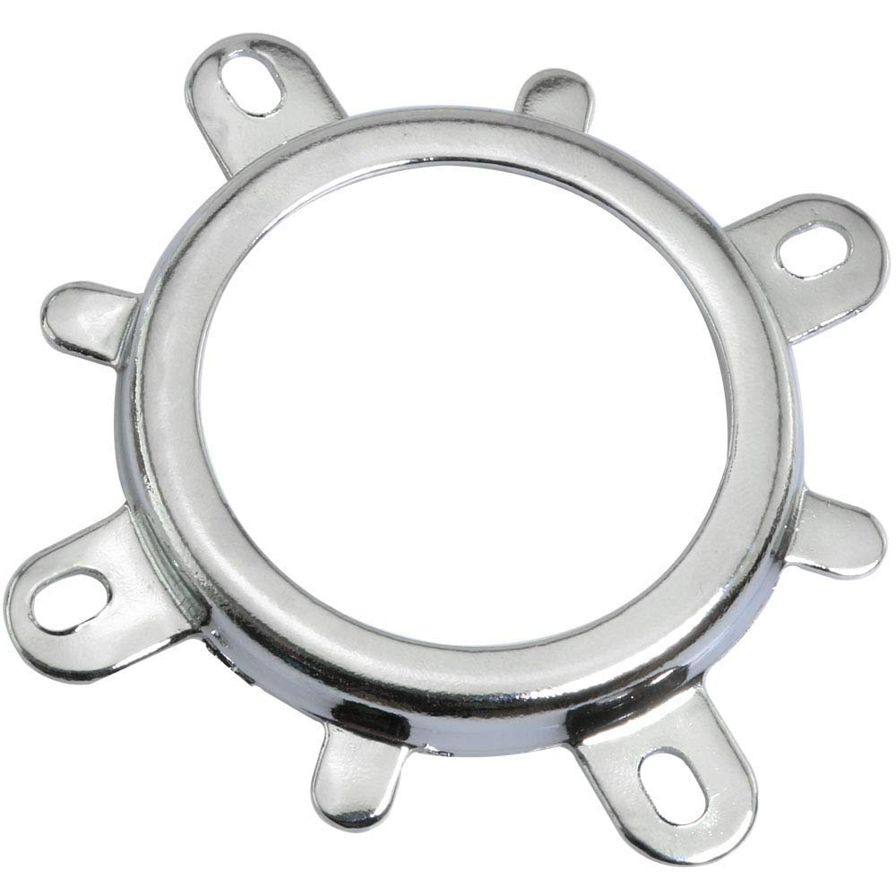 MEETOOT 1 juego de lentes de 120 grados de 44 mm + carcasa de base reflectora de 50 mm + soporte fijo para lámpara LED de 20 W-100 W, kit de copa reflectora LED