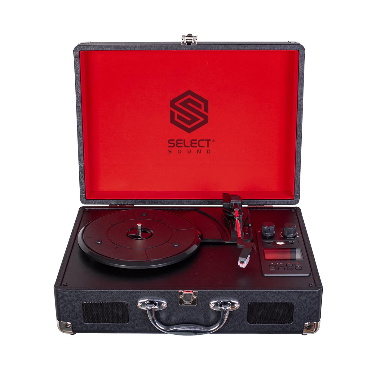 Tornamesa Select Sound BT8000 Negro con Batería Recargable y Bluetooth para Hombre