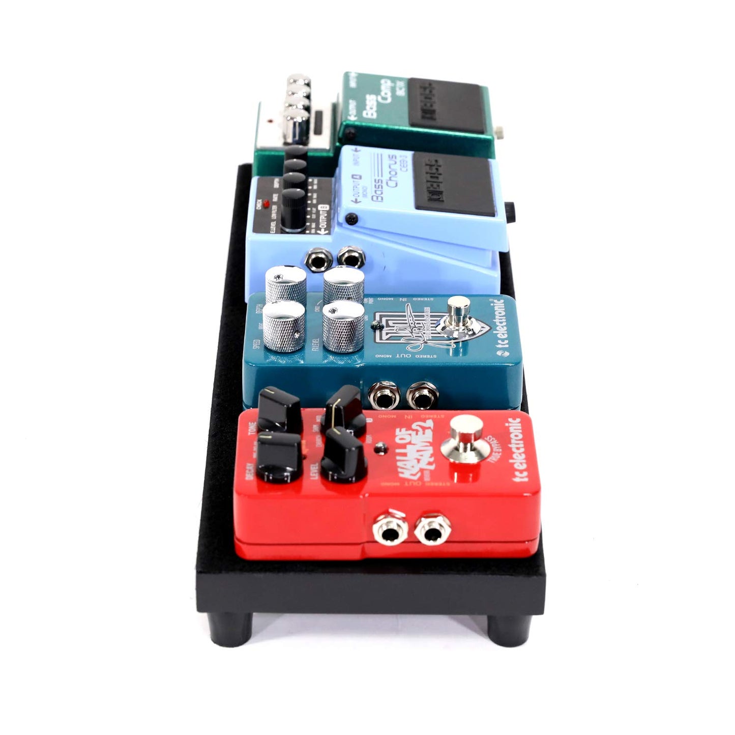 GHOSTFIRE Ghost Fire - Pedalera de aleación de aluminio de 0,49 kilogramos y 35 x 14 x 5 cm con bolsa de transporte, serie V (V-BABY 1)