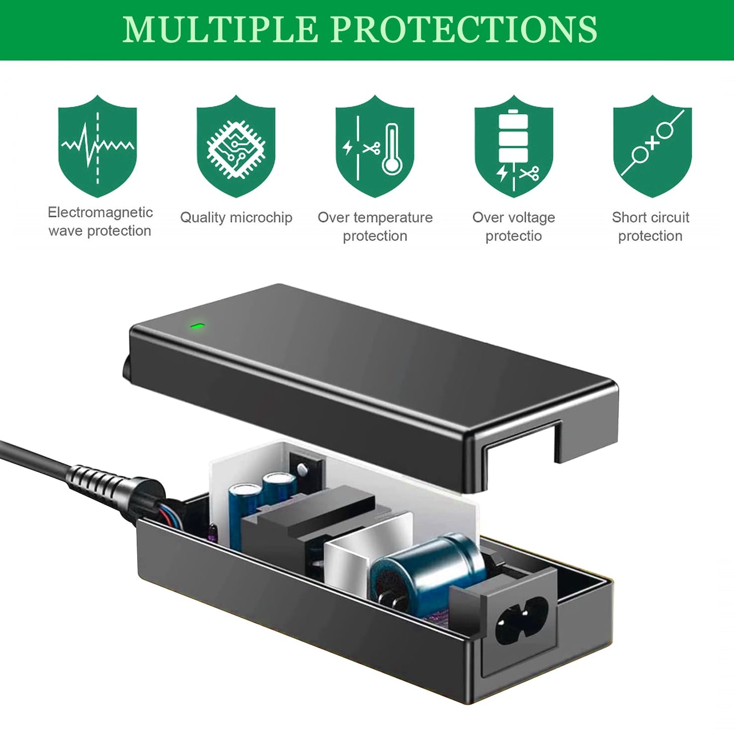 Gonine AC-PW20 esteacoplador DC para más AC/DC adaptador para SONY A35, A37, A5000, A5100, A6000, A7R, A7A33, A55, NEX-C3, NEX-F3, NEX-3N, NEX-5C, NEX-5N, NEX-5R, NEX-5T, NEX-6, NEX-7, DSC - RX1, DSC - RX100 SLR cámaras
