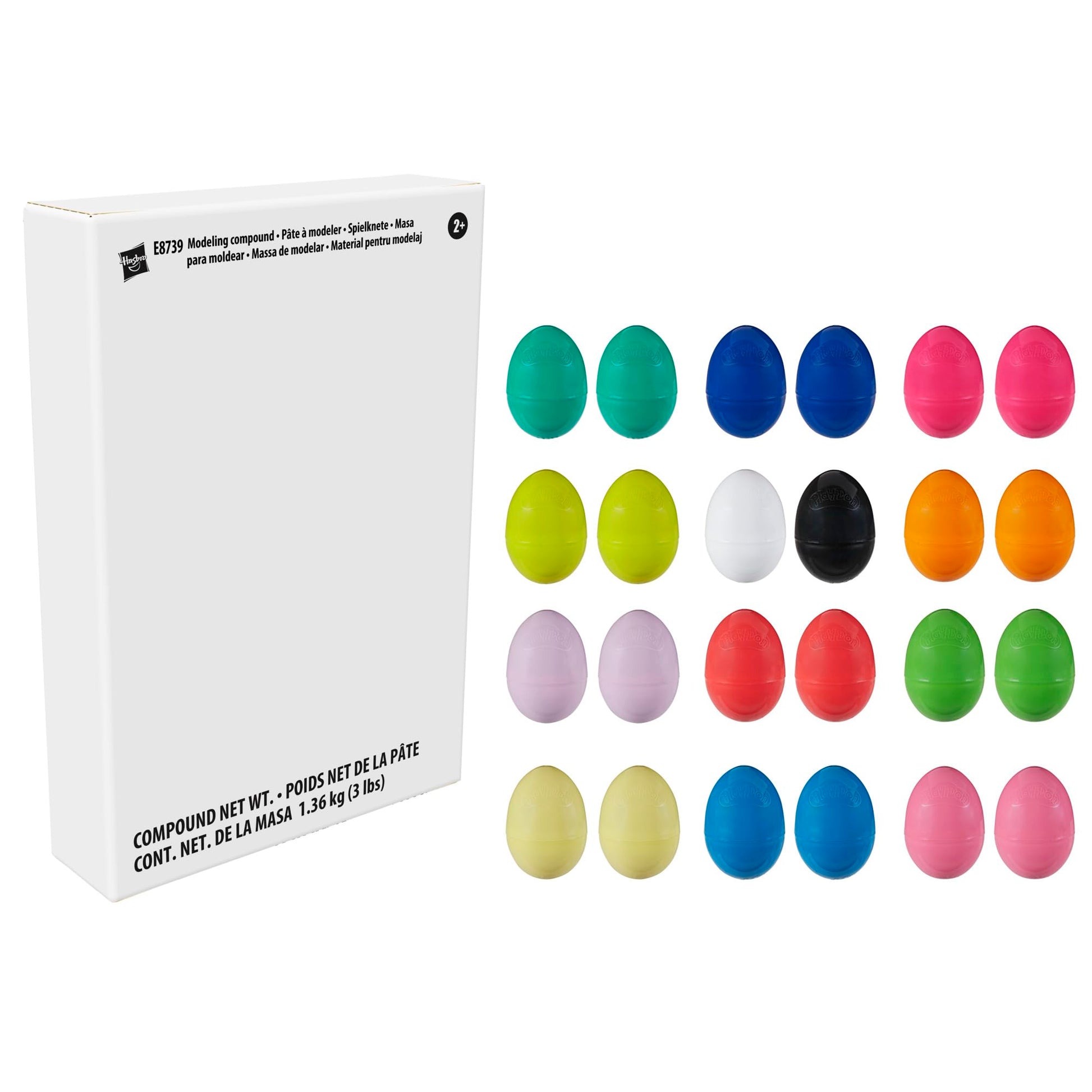 Huevos Play - Doh - Empaque de 24 huevos rellenos de masa para moldear Play-Doh, para niños de 2 años en adelante
