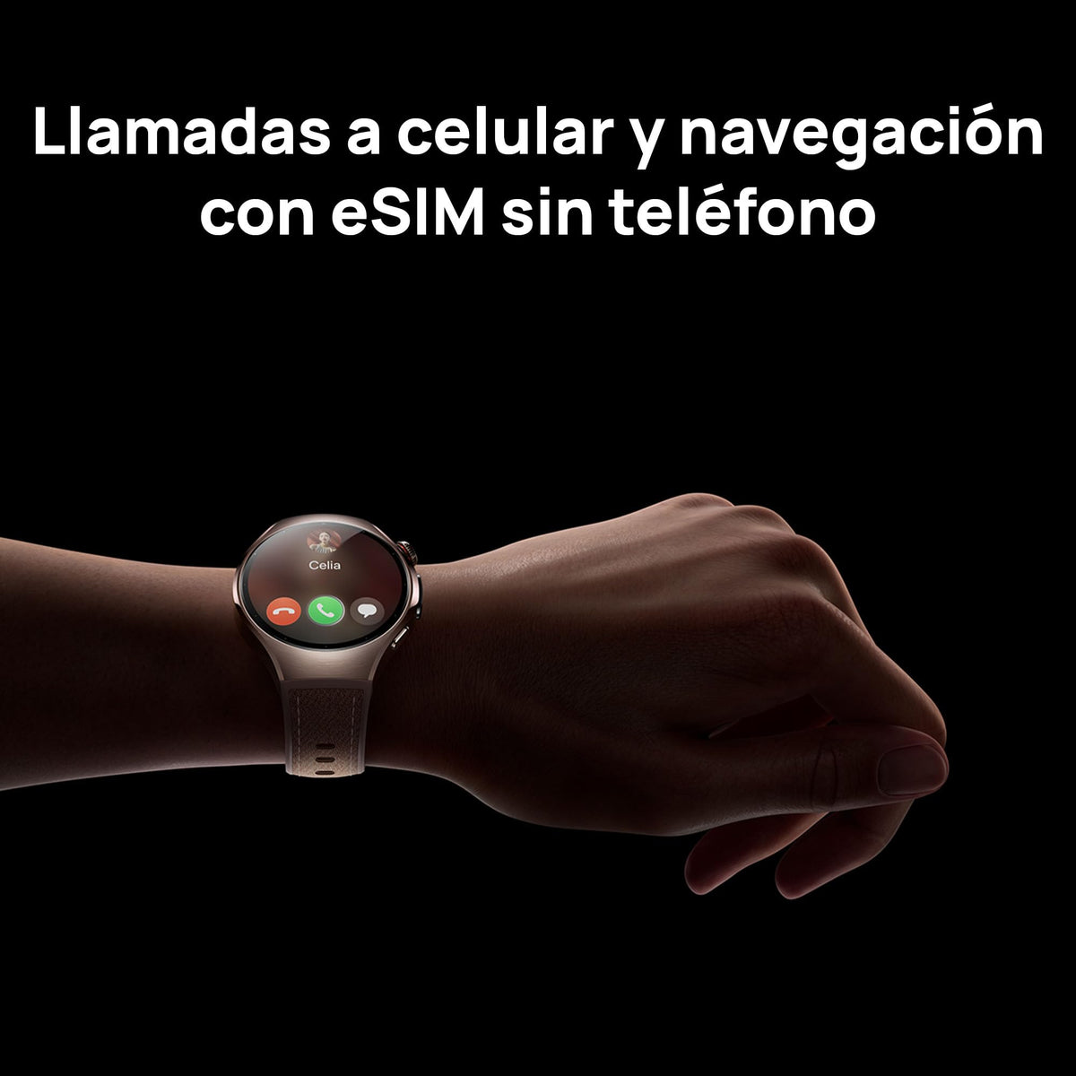 Smartwatch HUAWEI Blanco Acero Inoxidable con eSIM y GPS 42mm