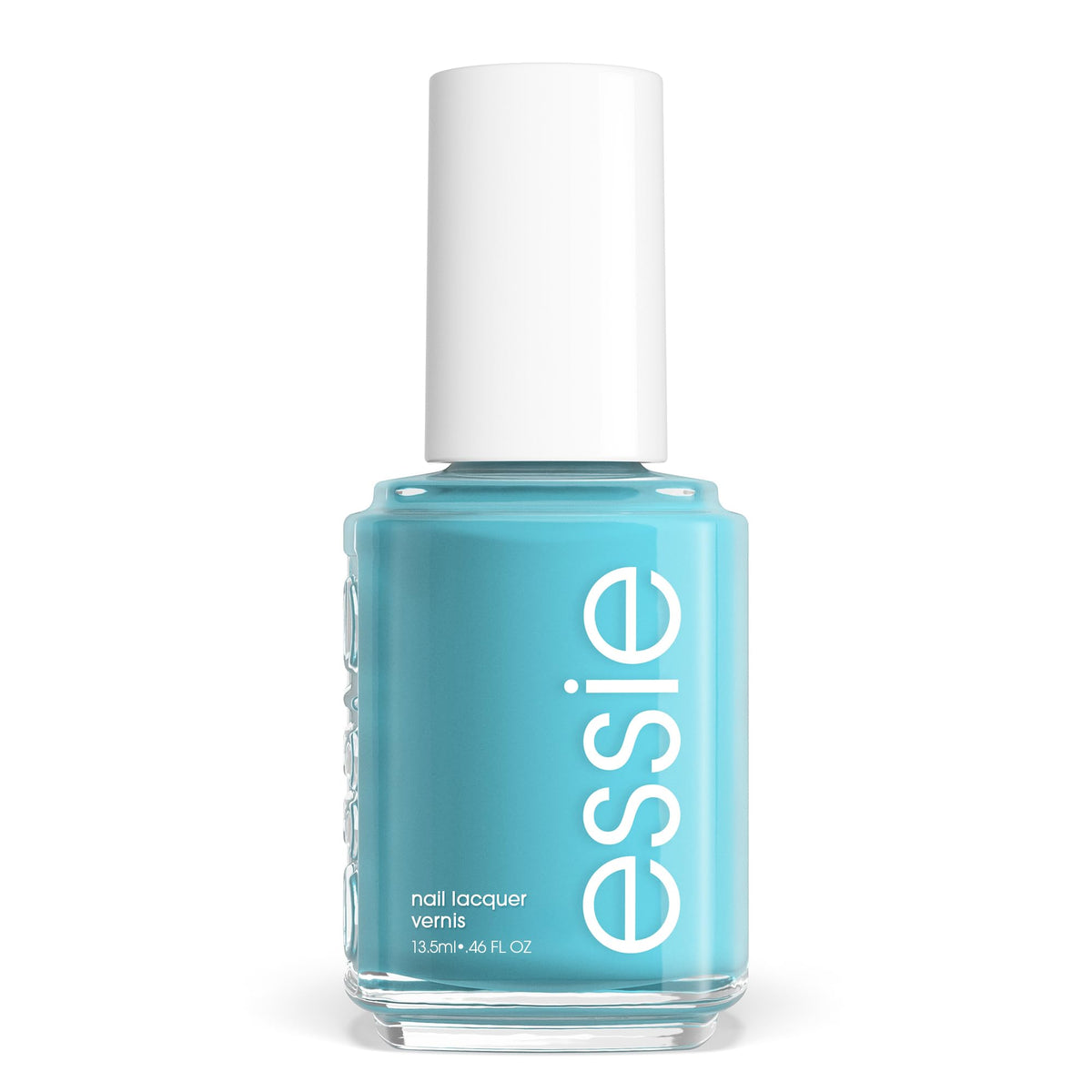 essie nail polish, in the cab-ana, aqua blue nail polish, 0.46 fl. oz.