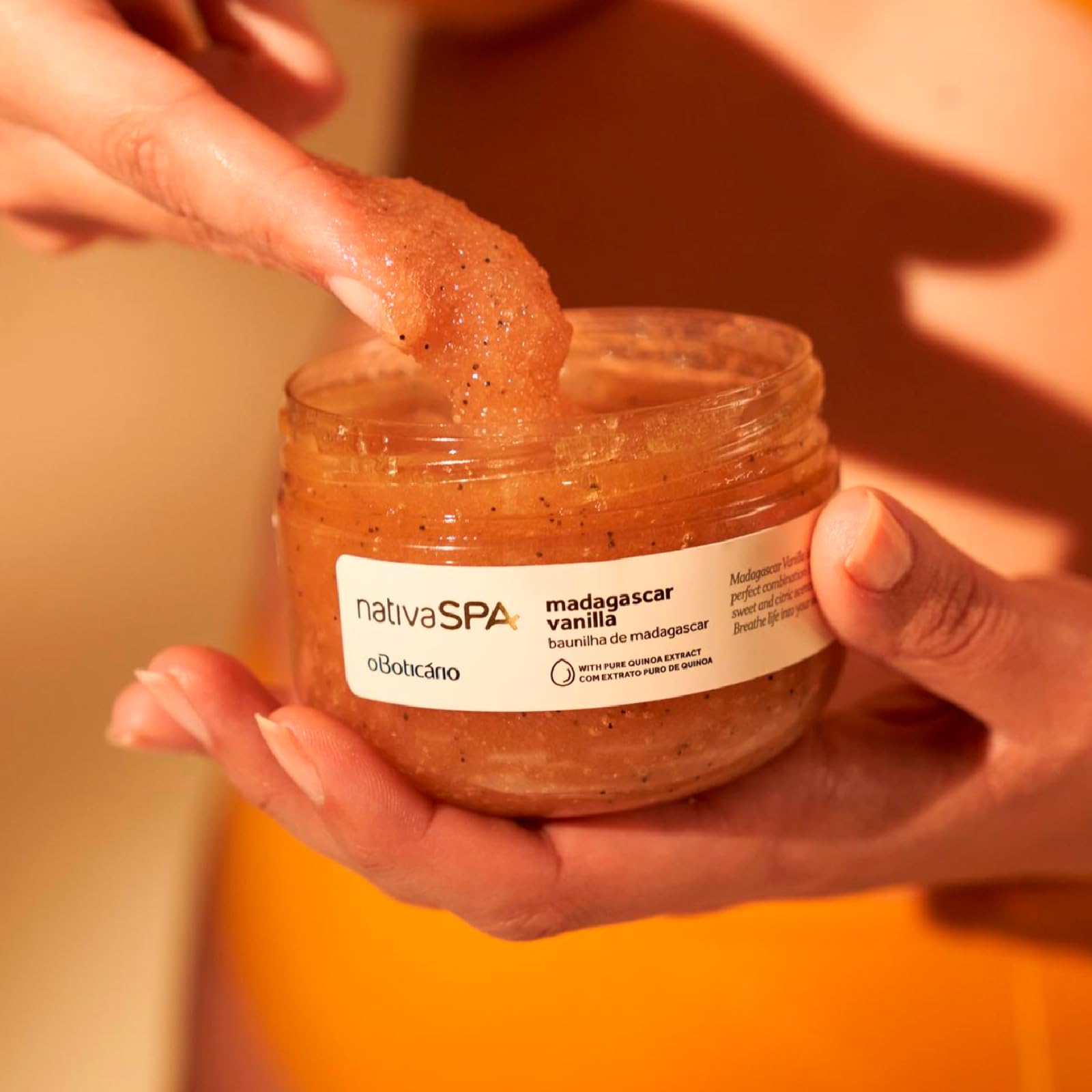 Exfoliante Azúcar Boticário Baunilla de Madagascar Nativa Spa Collection