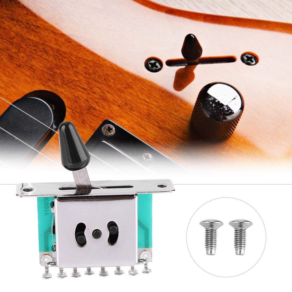 Guitarra Eléctrica Selector de Perilla de Control de Interruptor de Olla de 5 Vías Accesorios de Guitarra