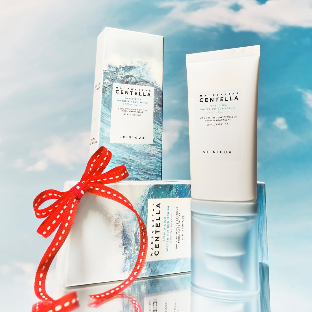 SKIN1004 Madagascar Centella Hyalu-cica Water-Fit Sun Serum - Bloqueador Coreano con Centella y Ácido Hialurónico