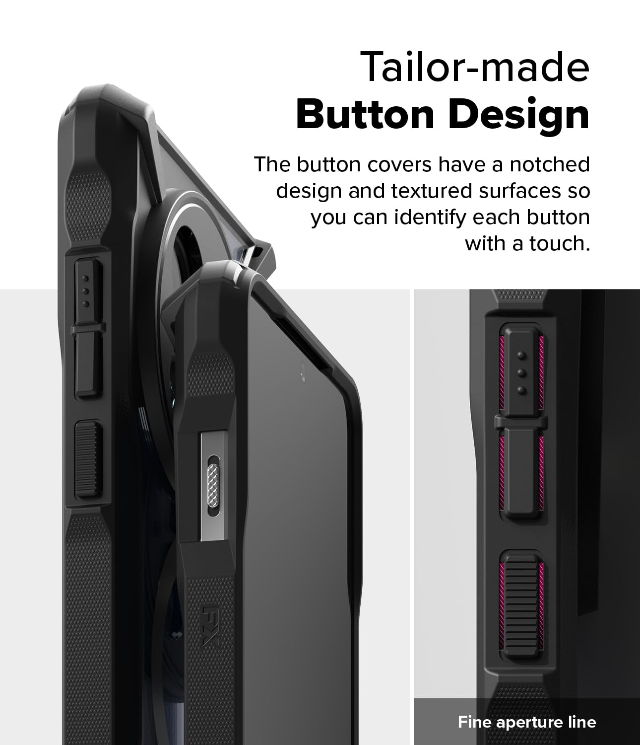 Funda Ringke Fusion-X Black Compatible con MagSafe y Resistente a Impactos para OnePlus 13