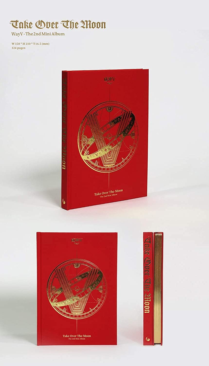 [Reissue] WAYV – Juego de álbum TAKE Over The Moon (2º Mini álbum) y tarjetas de fotos extra