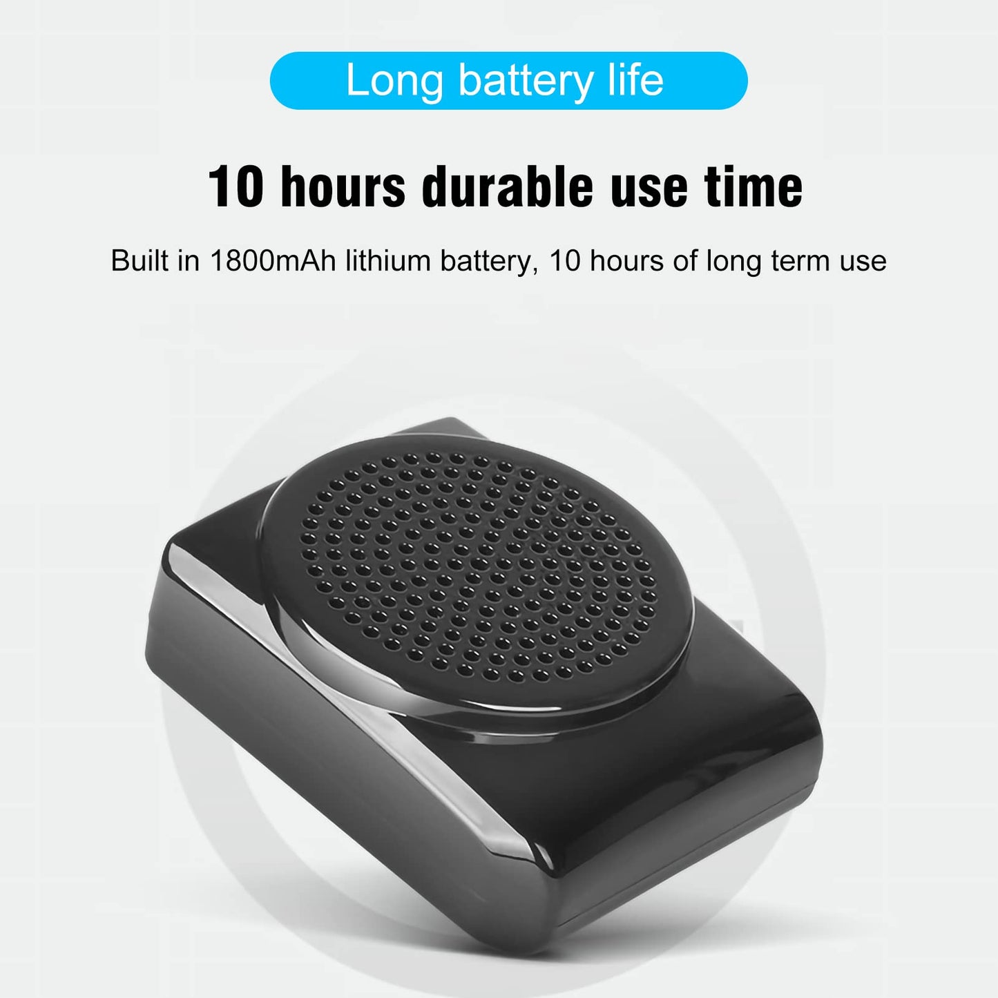 Pomya Amplificador de Voz, micrófono de Auriculares con Amplificador de Voz, Amplificador de Voz de Cintura, Amplificador de micrófono, para enseñar a Hablar con guía de Viaje