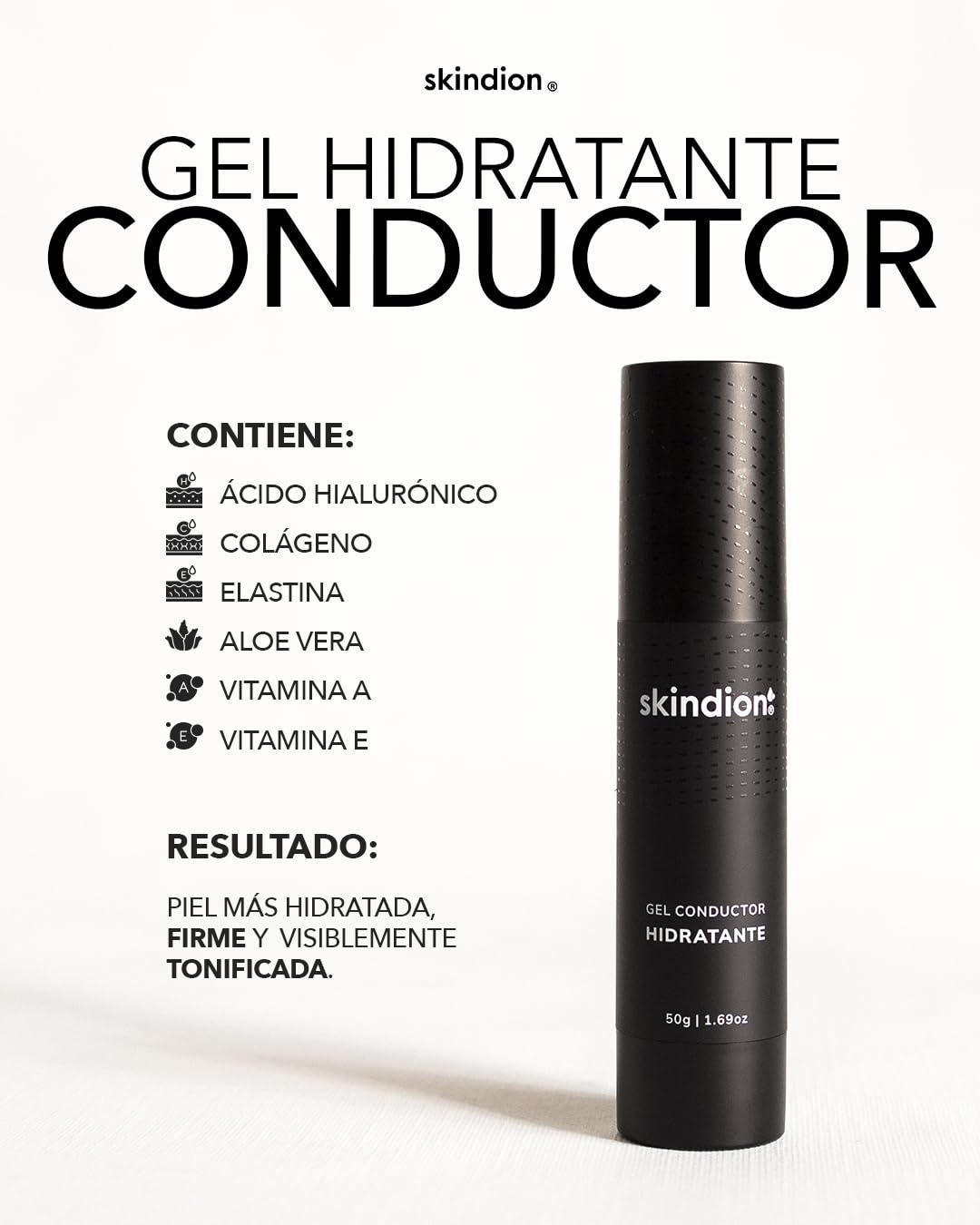Skindion dispositivo de rejuvenecimiento facial con Microcorriente | Reductor de arrugas | Lifting facial | Ejercita rostro