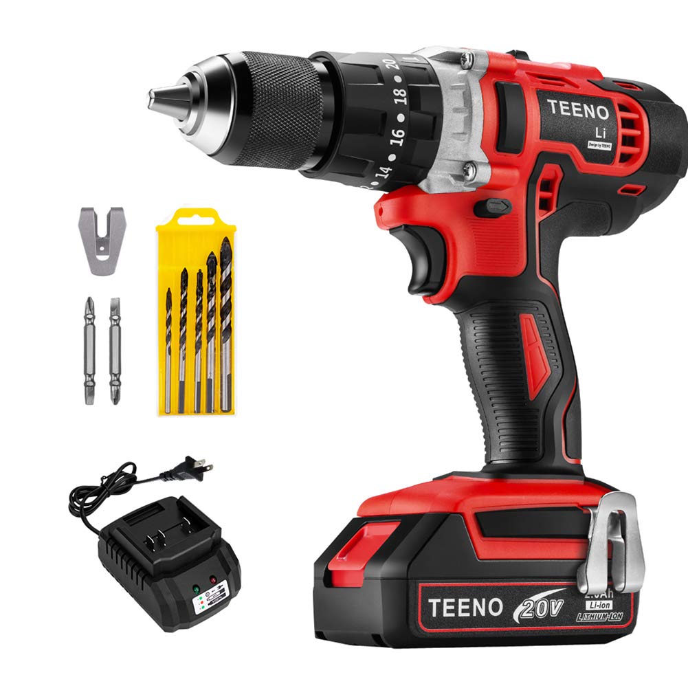 SOUREPOSE - TEENO - Taladro Rotomartillo 1/2 1 * 2.0ah Baterias Liti 20v -916