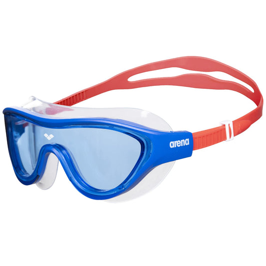 Arena The One Mask Jr Youth - anteojos de natación para niños y niñas, Azul/Rojo