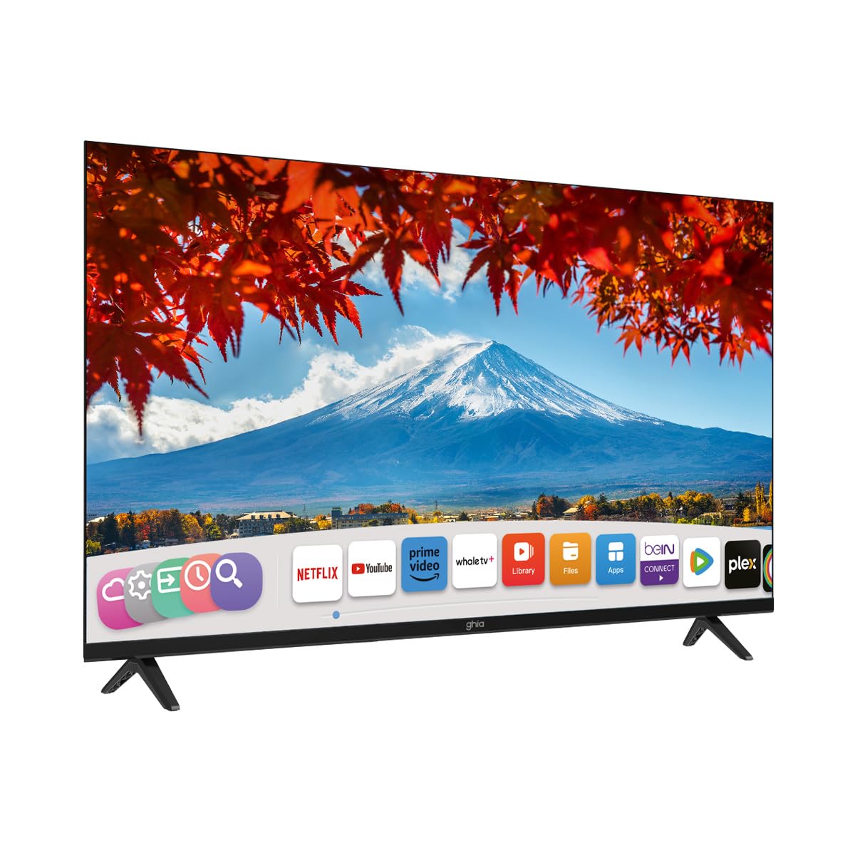 GHIA Pantalla Smart TV 43" Whale TV, Full HD 3 HDMI, 2 USB, Dolby Audio. Modelo G43W25