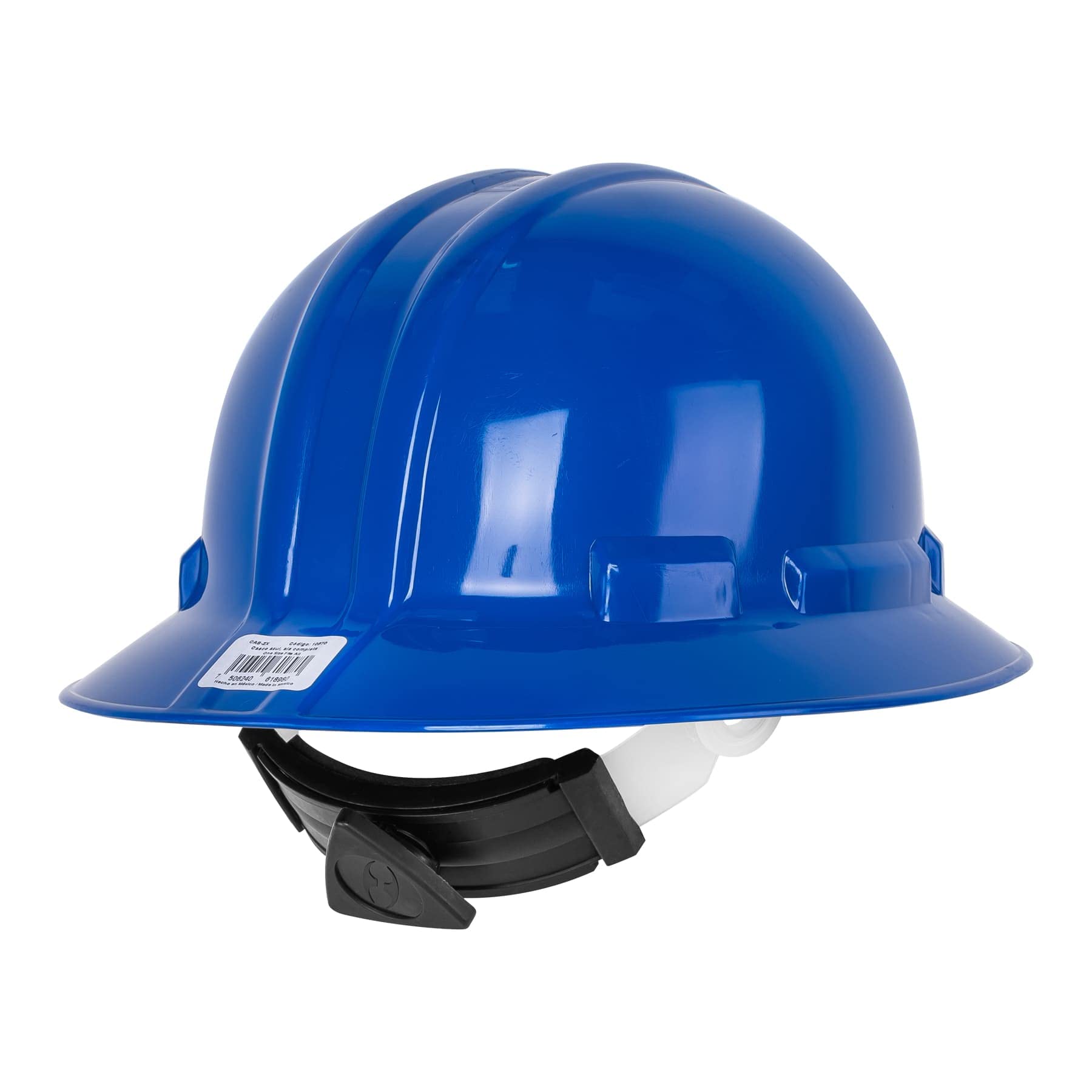 Casco de Seguridad Truper Azul ala Ancha Diseño Cómodo y Ligero