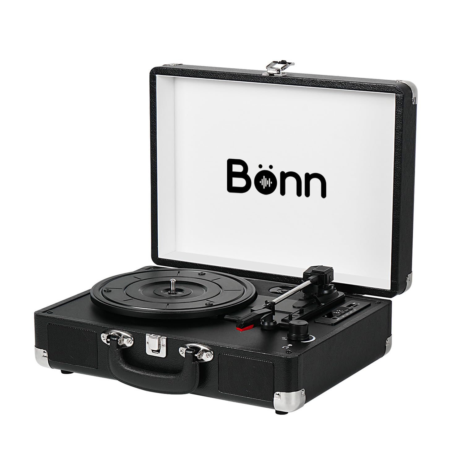 Bonn Maleta Tocadiscos Bluetooth Negro